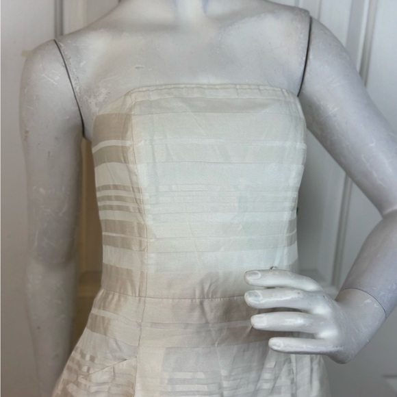Lilly Pulitzer Resort White Wrapping Stripe Silk Organza Blossom Dress Size 6 - Picture 5 of 16
